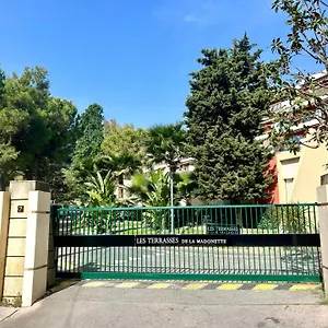 Luxe - 3 Pièces Avec Vue Mer, Piscine Et Tennis Nice